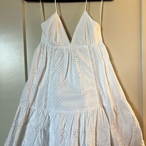 Zara Strappy Summer White Dress